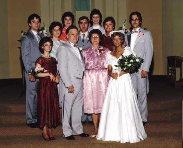 Back: Jerry, Kay, Jean, Mike, Nan, Deb, Dan; Front: Kim, Harold, Joyce, Mary